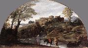 CARRACCI, Annibale The Flight into Egypt dsf oil